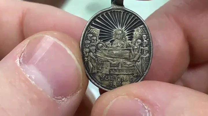 Старинная серебряная нательная иконка, серебро. Сохранилась неплохо 💥🥸