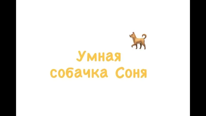 Умная собачка Соня, Андрей Усачёв