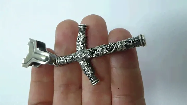 Крест Святая Нино, серебро 925 пробы