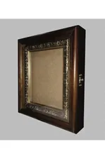 Икона Андрей Симбирский, 18x24 см, со стразами, в деревянном киоте, арт вк-5526