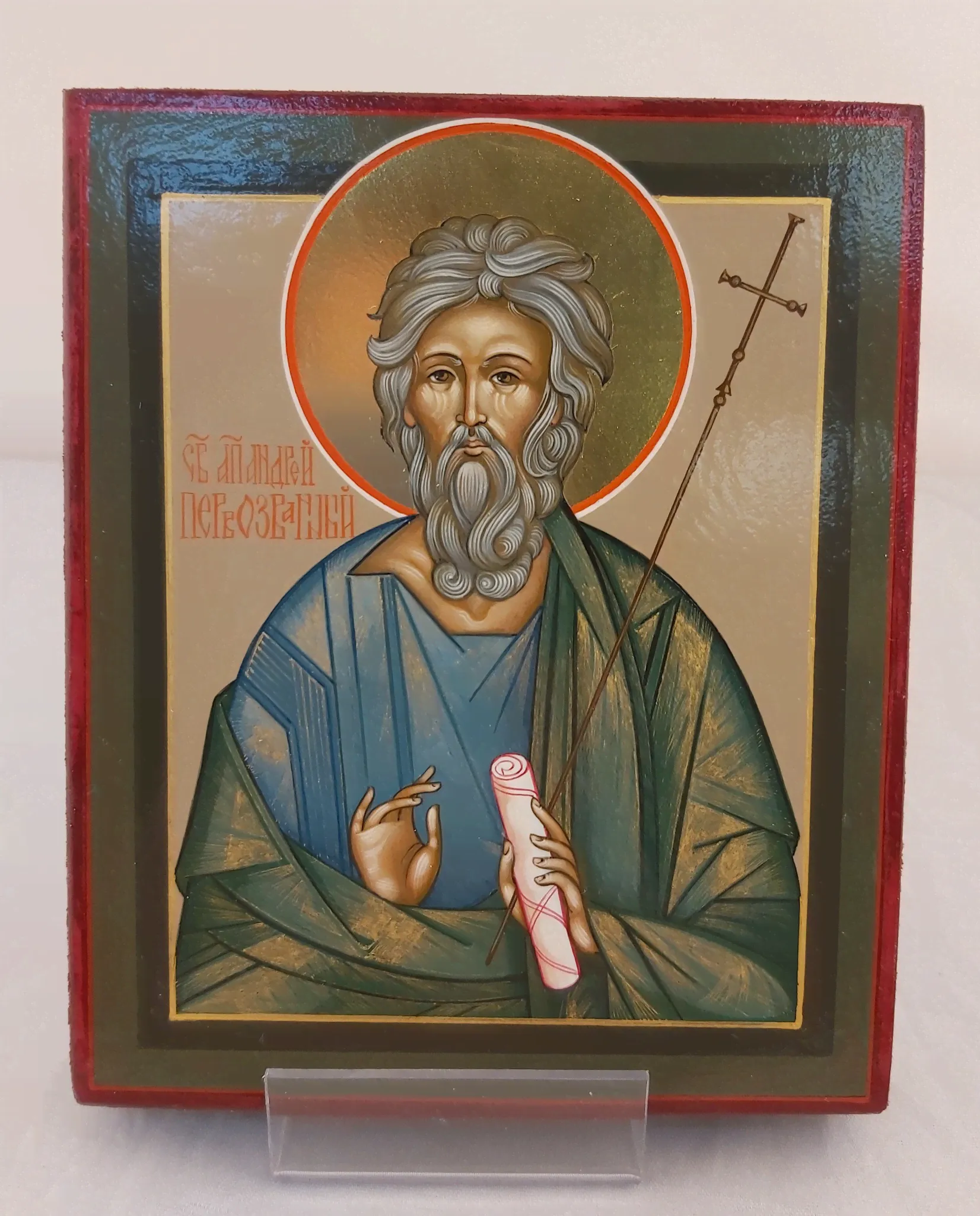Икона Св. Андрей Первозванный (Палех)