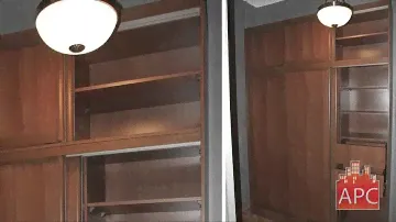 Шкаф купе с радвижной антресолью Наполнение