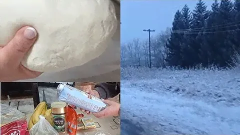 С утра снег ❄. Быстро и легко ТЕСТО для МАНТОВ. А зачем опять ТОРТ?